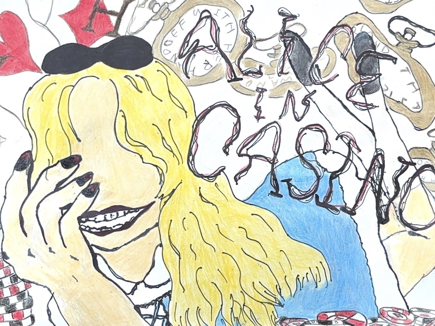 あなたが現在見ているのは Alice in Casino｜1年H組｜@1-H教室